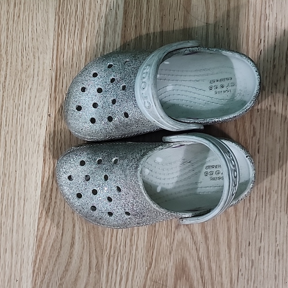 Glitter crocs